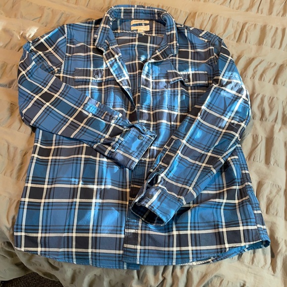 Goodthreads Tops - Blue plaid shirt